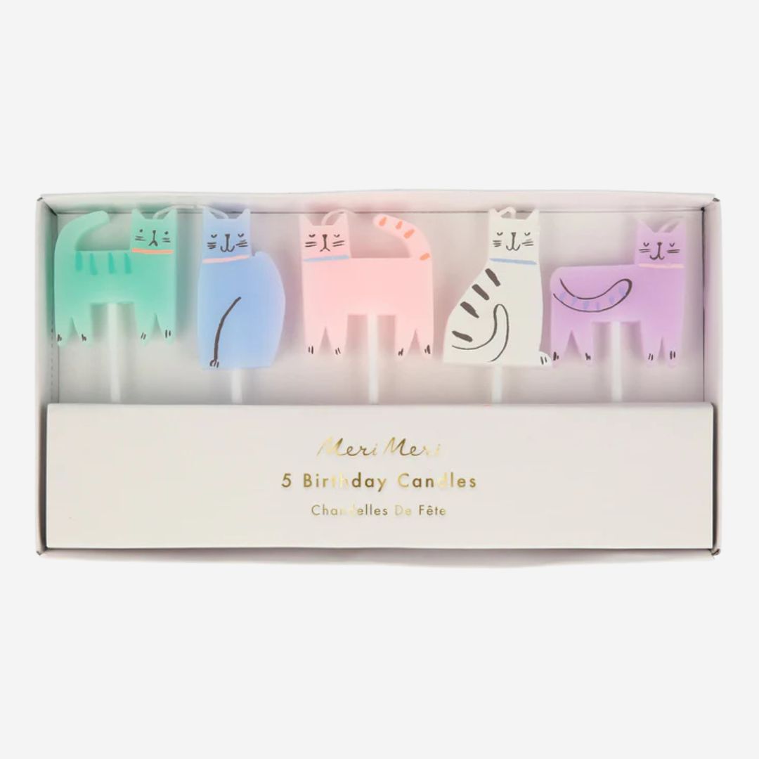 Cat Candles by Meri Meri