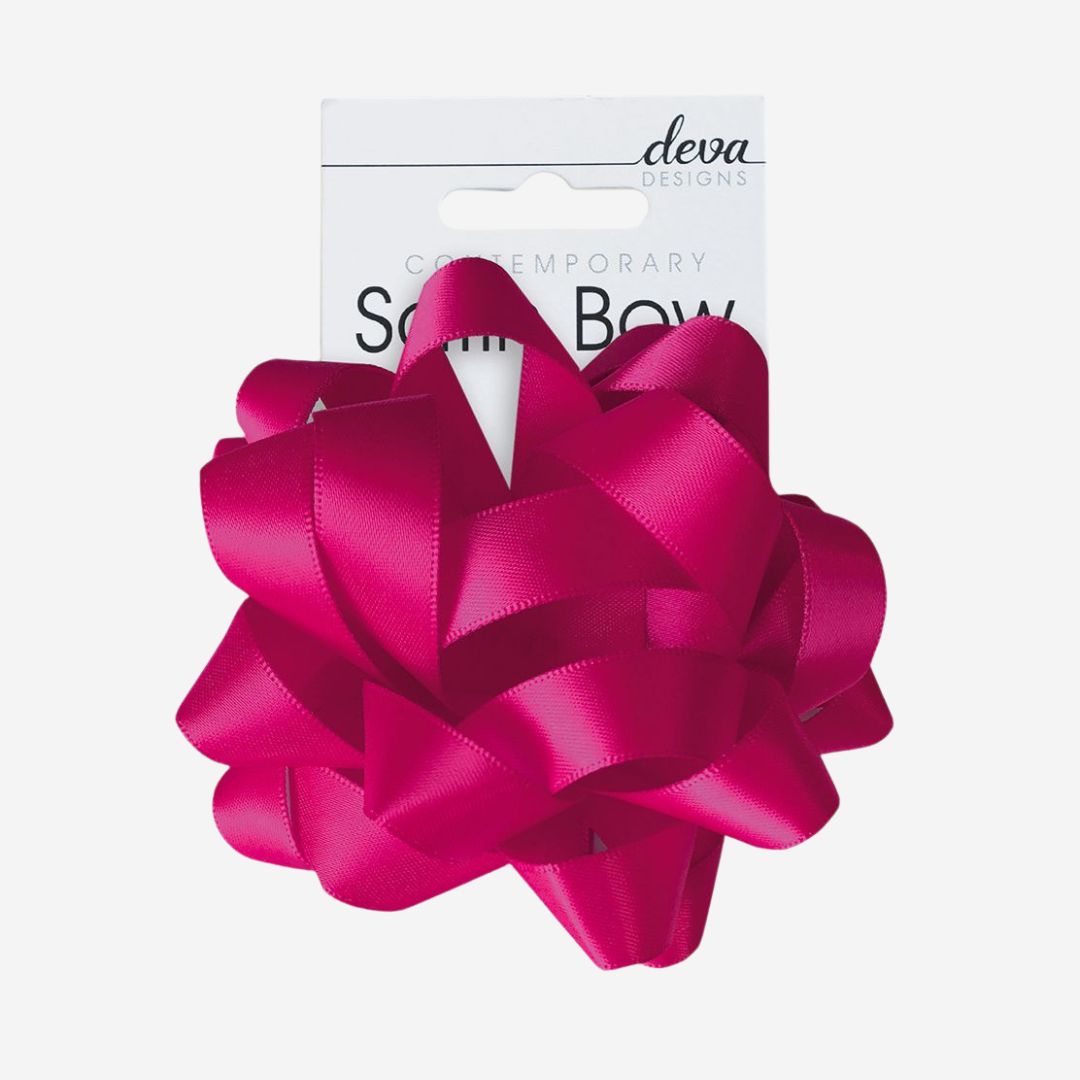 Fuchsia Silk Bow