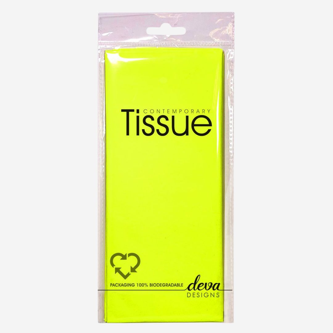 Neon Yellow Tissue Paper