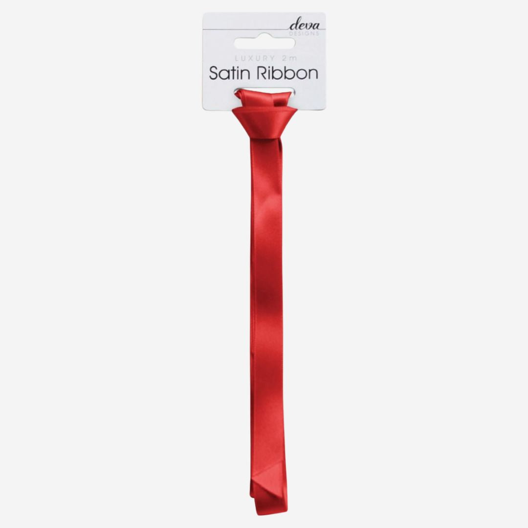 Red Satin Ribbon
