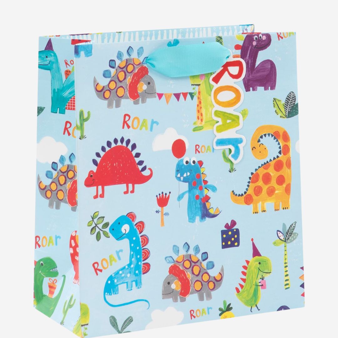 Medium Dinosaur Roar Gift Bag