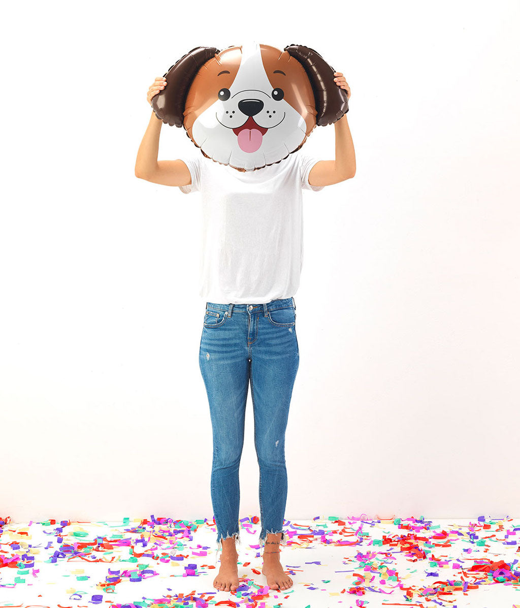 Dog Head Inflated Foil Balloon