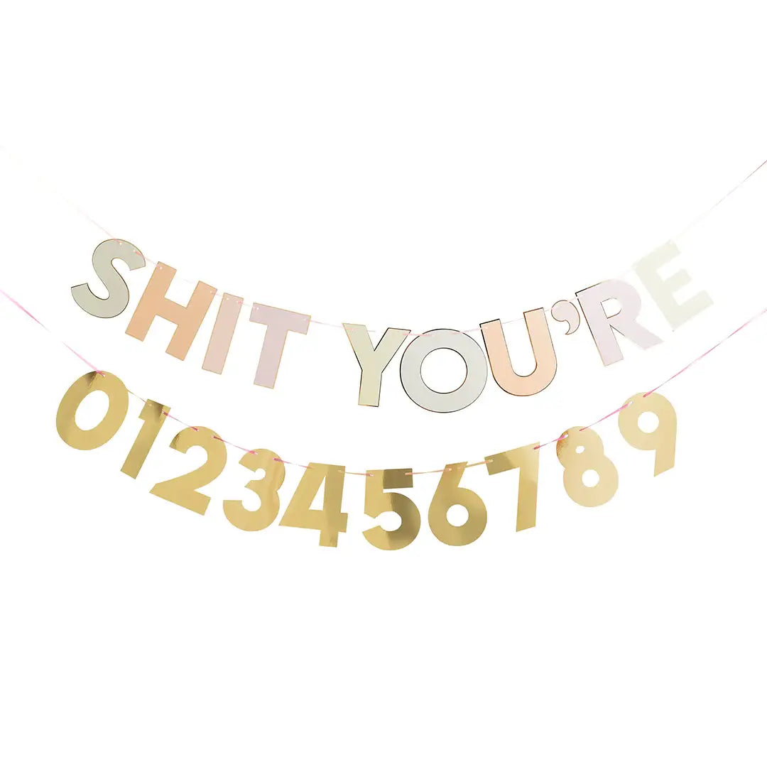Milestone 'Sh*T You'Re' Custom Banner