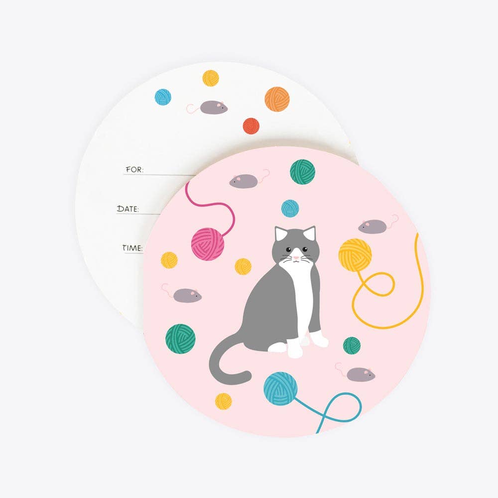 Cat Party Invitations