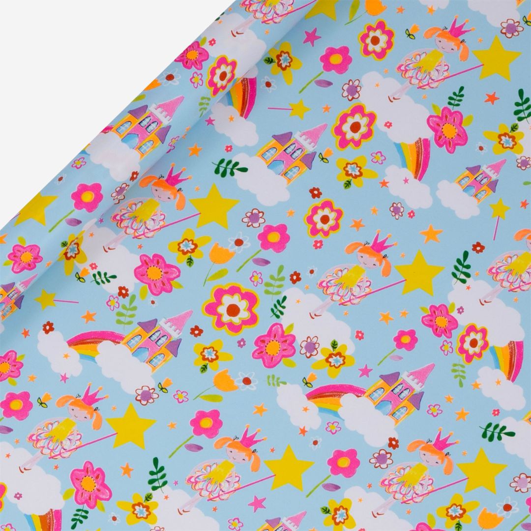 Fairy Princess Wrapping Paper Roll by Paper Salad