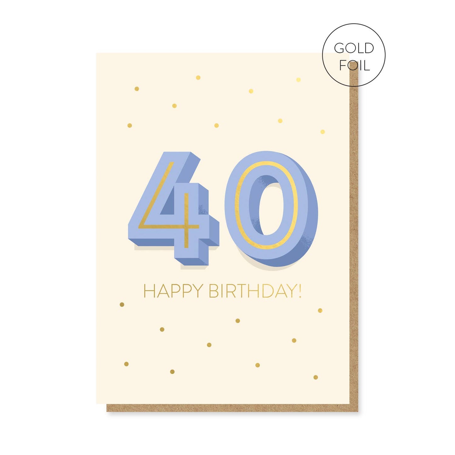 The Big 4-0 Birthday Card