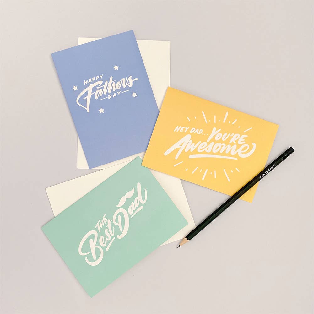 Hey Dad You're Awesome | Father's Day Card | Greeting| Gift