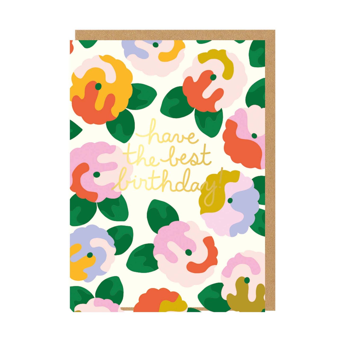 Have the Best Birthday Floral Greeting Card