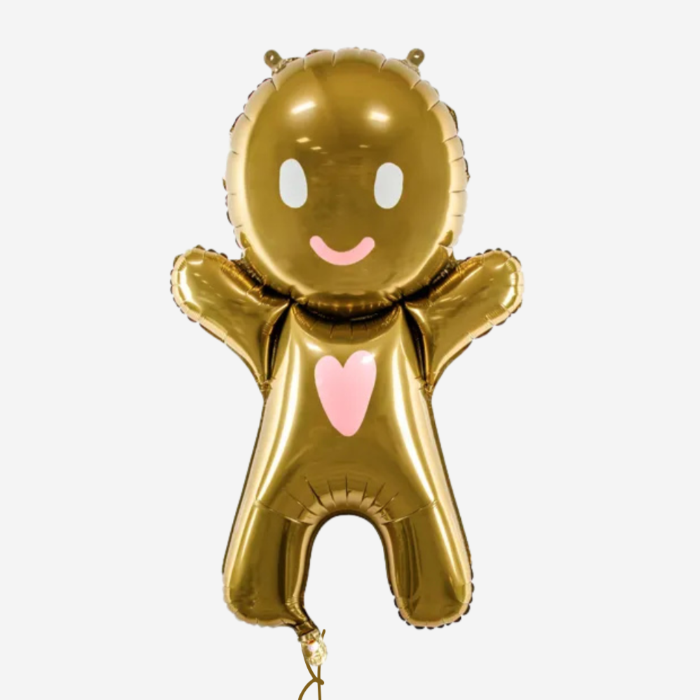Gingerbread Man Large Inflated Foil Balloon