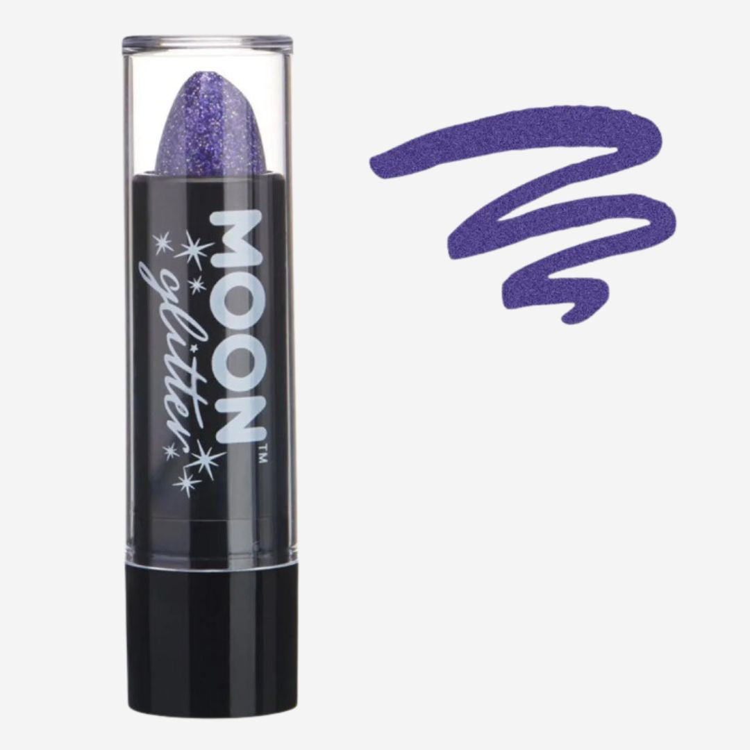 Purple Glitter Lipstick