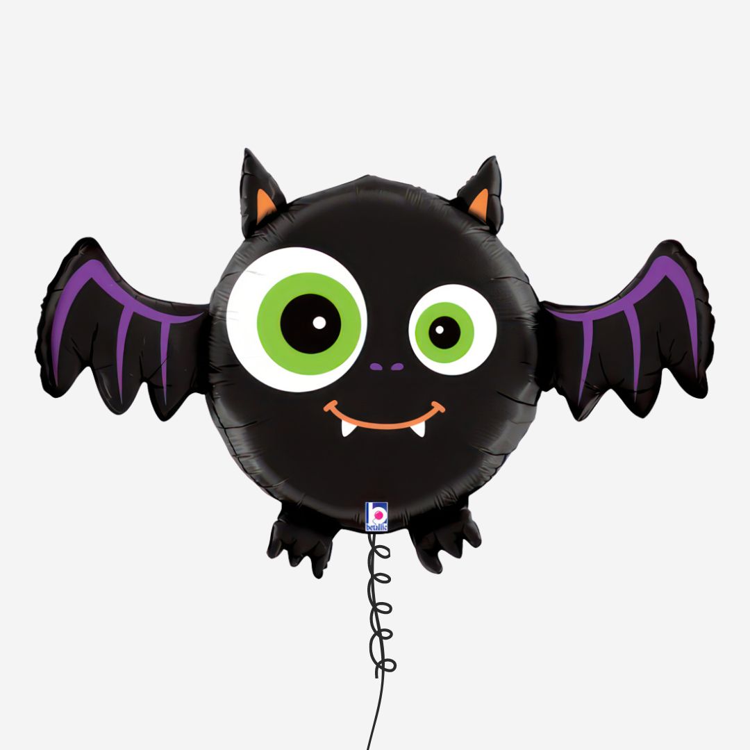 3D Black Bat Inflated Foil Balloon