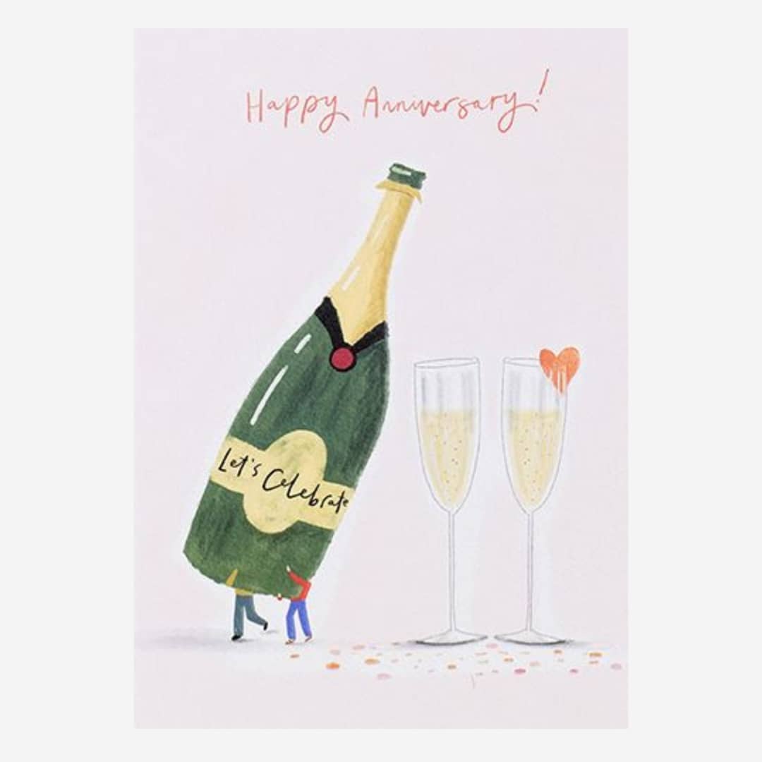 "Happy Anniversary" Dedication Card