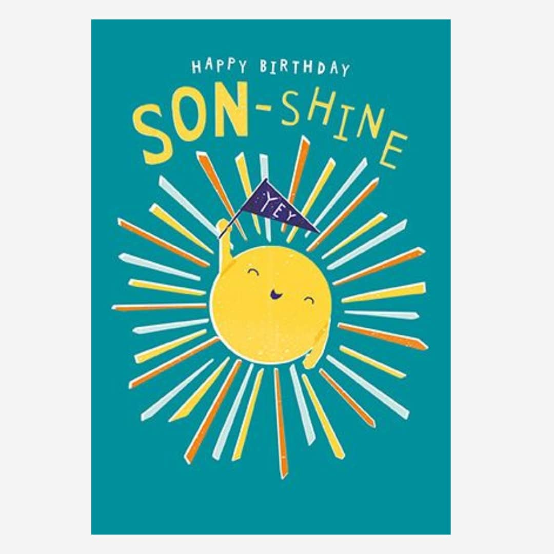 "Happy Birthday Son-Shine" Birthday Card