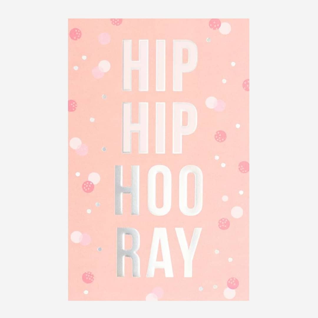 Hip Hip Hooray Greeting Card