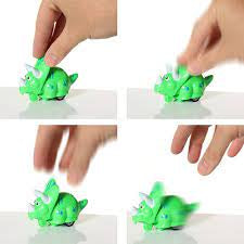 Pet Dinosaur in a Carry Cage Pull Back Action Toy