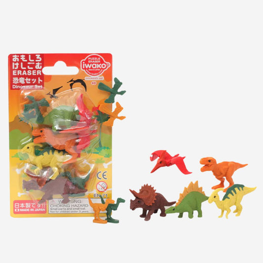 Iwako Dinosaurs Erasers