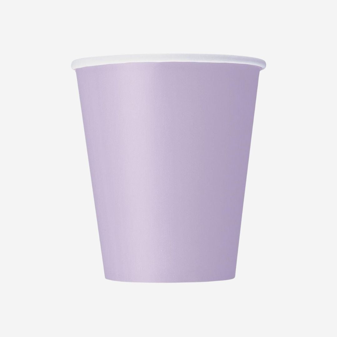 Lavender Paper Cups (14 Pack)