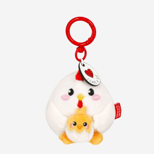 Super Soft Plush Key Ring - Hen