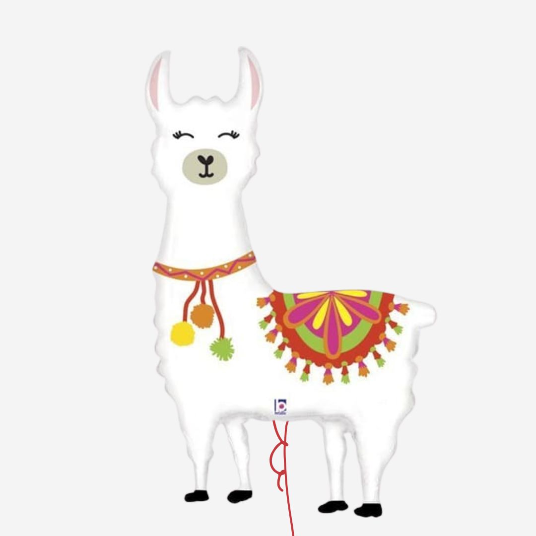 Llama Supershape Inflated Balloon