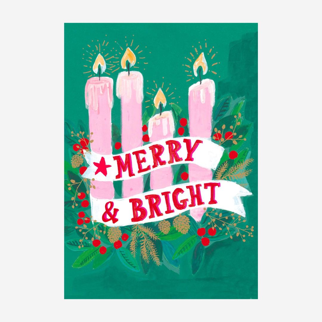 Merry & Bright Christmas Card