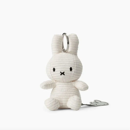 Miffy Keyring Corduroy White