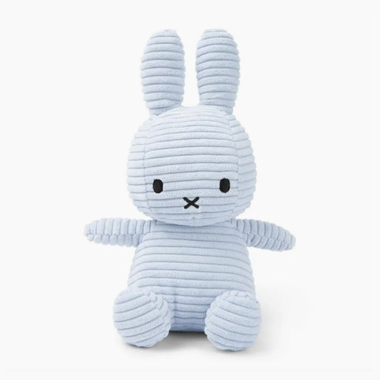 Miffy Corduroy ECO Ice Blue Plush Toy