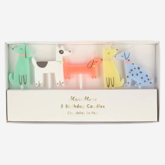 Dog Candles by Meri Meri