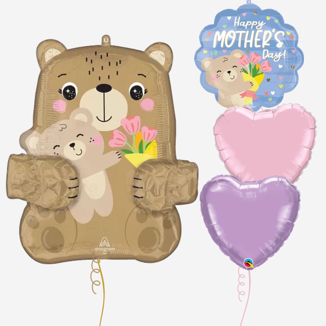 Mother's Day Bear Balloon Bouquet