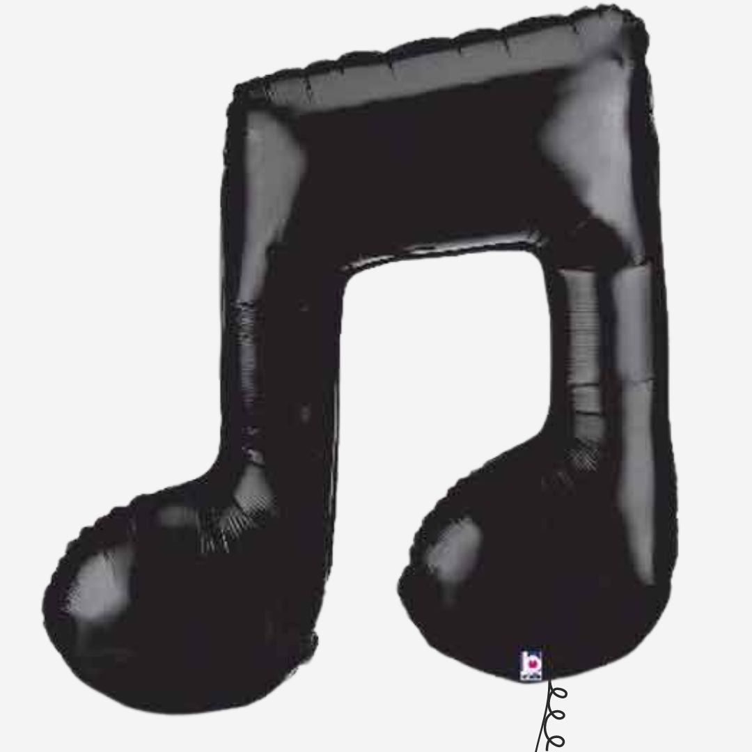 Music Note Double Large Foil Balloon