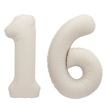 Nude Gold Foil Number Balloons 34"