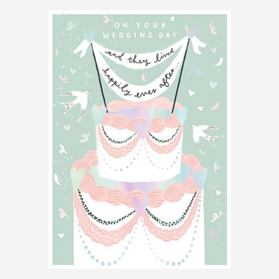 On Your Wedding Day "And They Lived Happily Ever After" Greeting Card