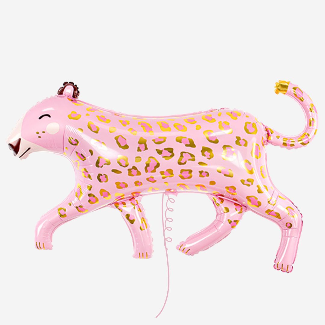 Pink Leopard Inflated Foil Balloon