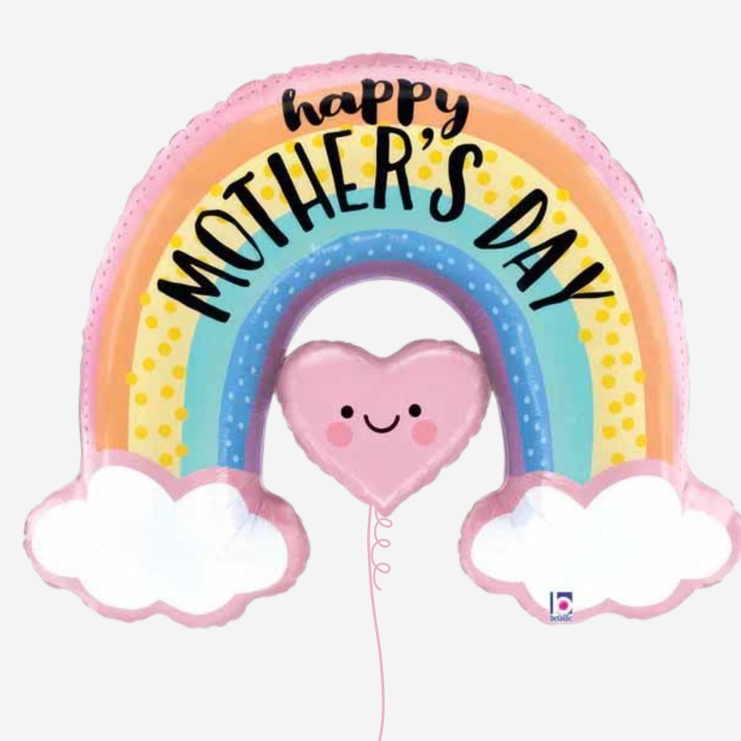 Pastel Rainbow Mother's Day Inflated Foil Balloon