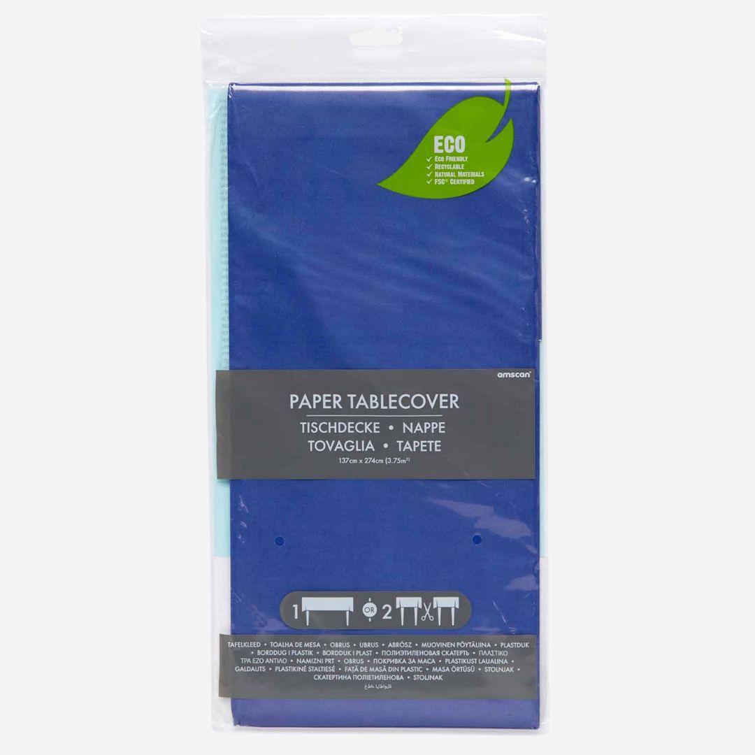 Royal Blue Paper Tablecover