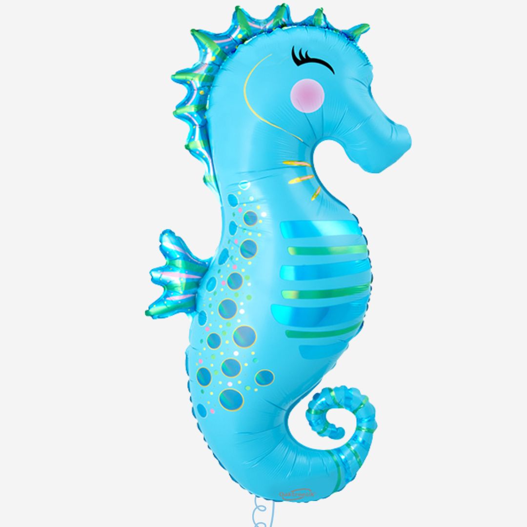 Iridescent Seahorse Inflated Foil Balloon