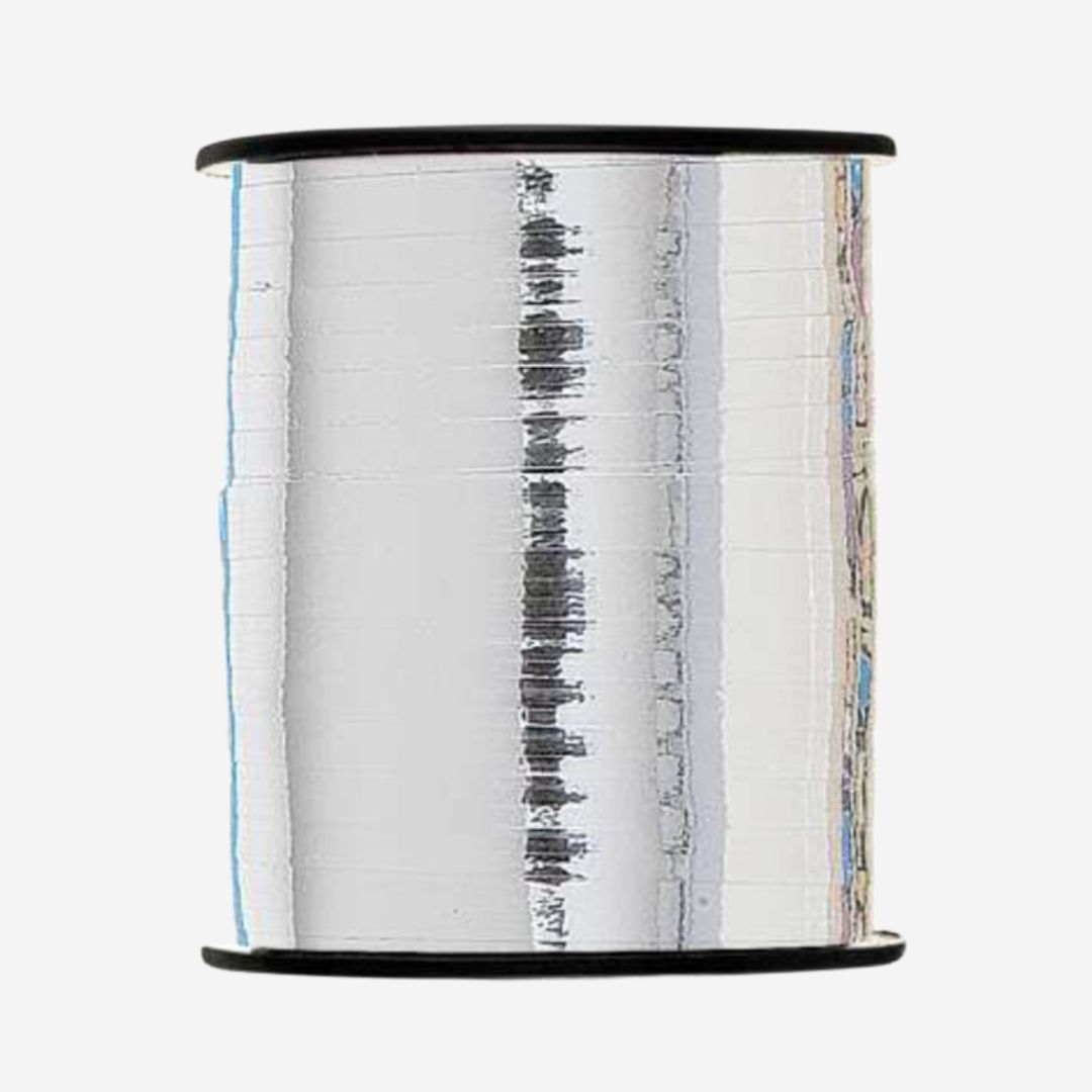 Silver Curling Ribbon