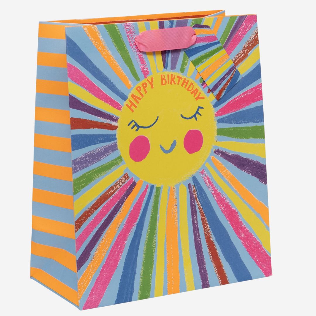 Large Happy Birthday Sunshine Gift Bag – Paper Salad
