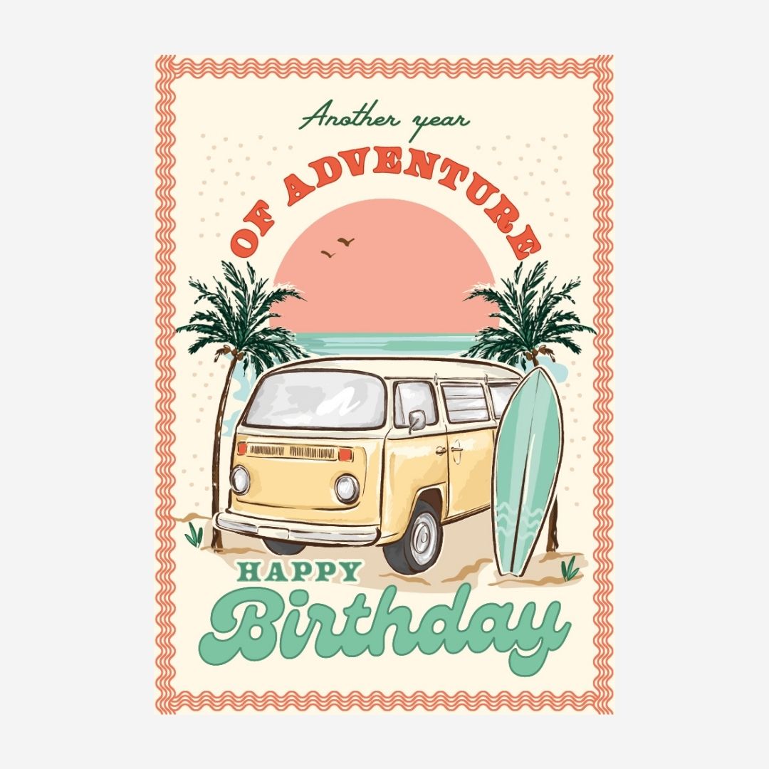 Another Year of Adventure Birthday Card