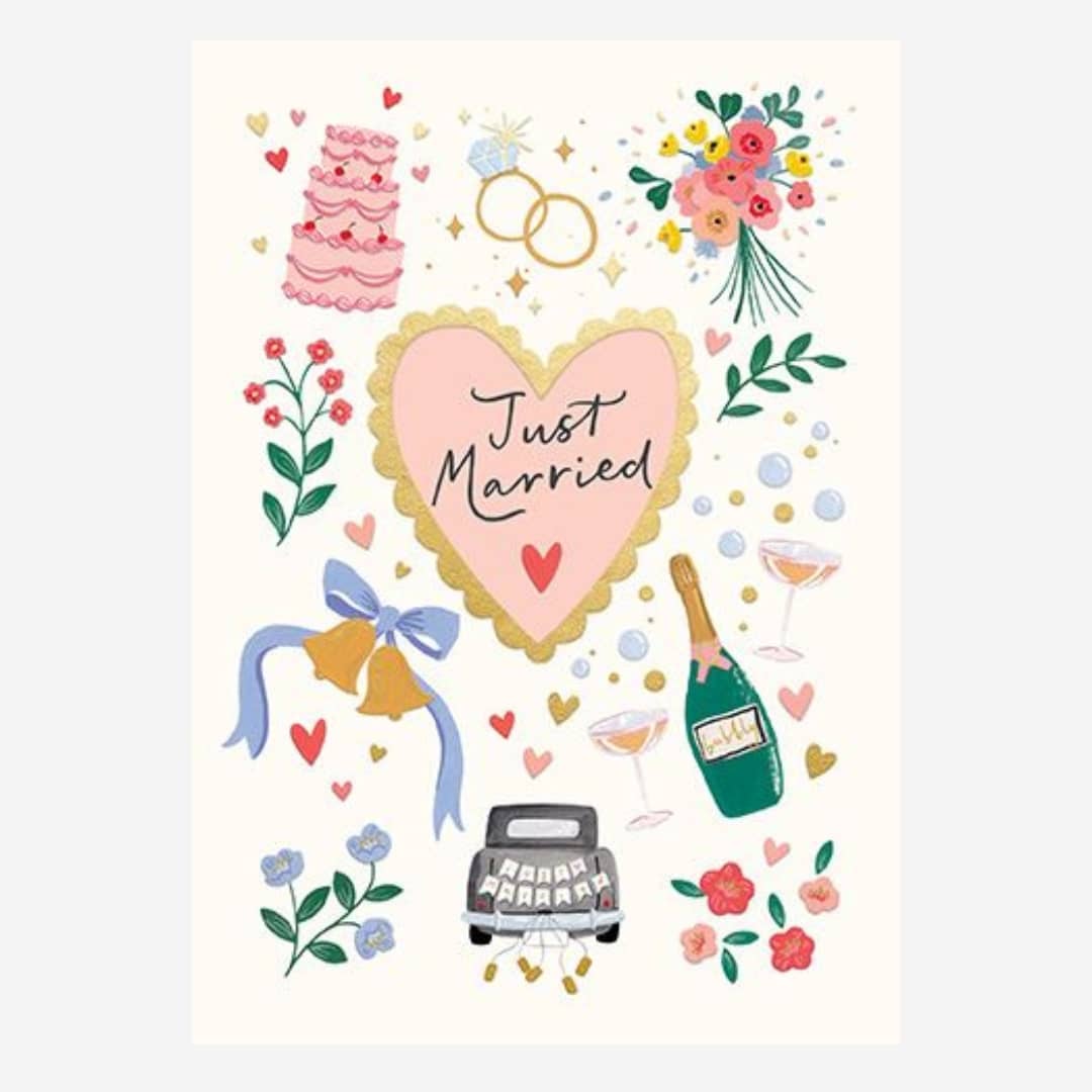 Wedding Day "Just Married" Card