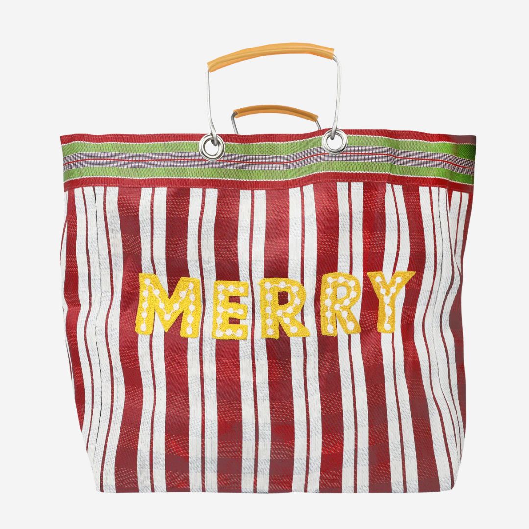 Recycled Plastic "Merry" Tote Bag