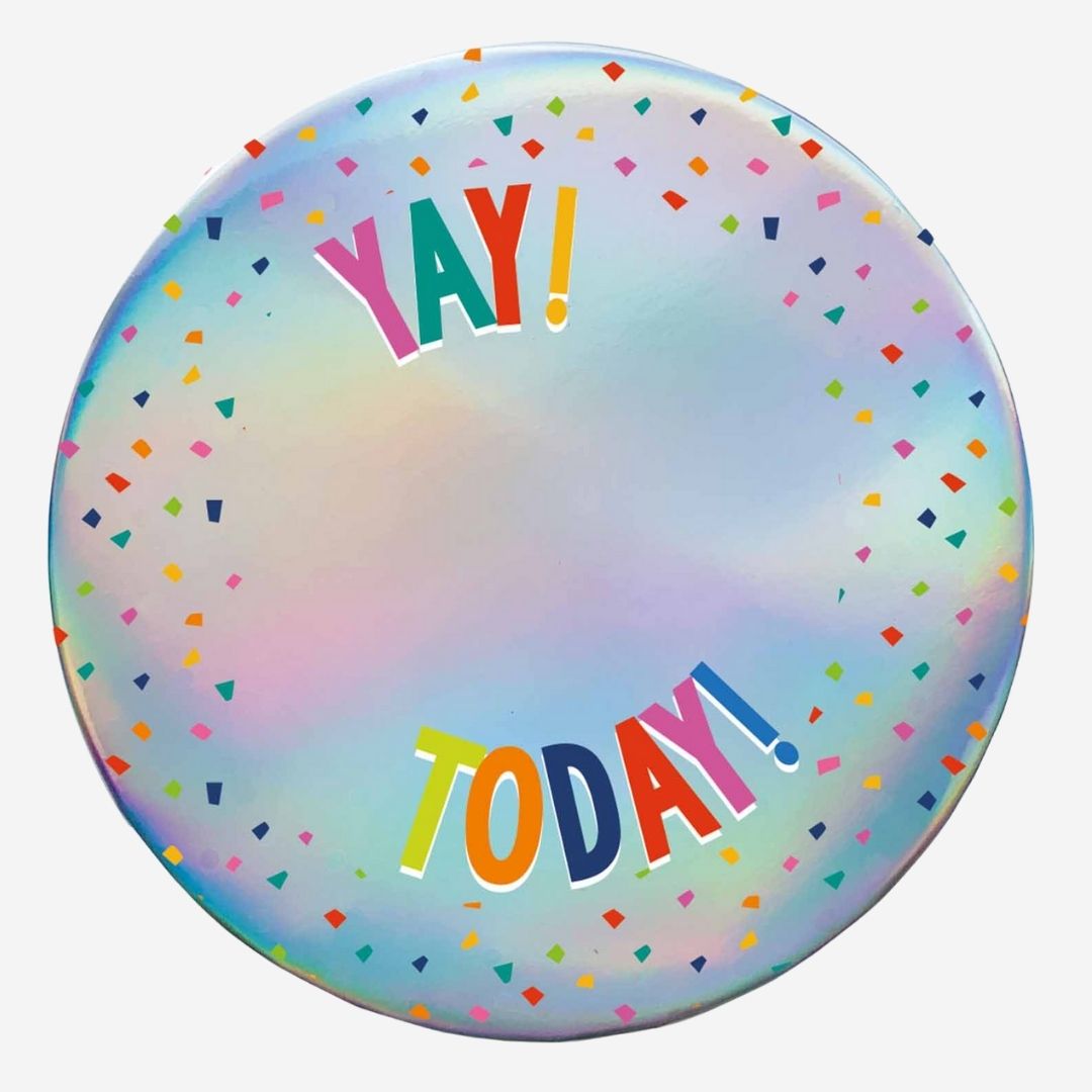 Yay! Today! Add-an-Age Multi Colour Badge
