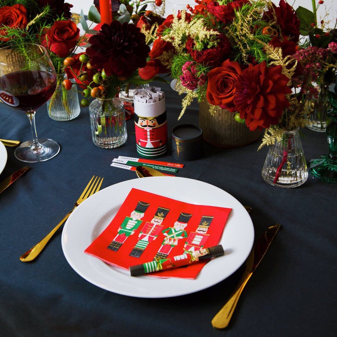 Botanical Nutcracker Napkin