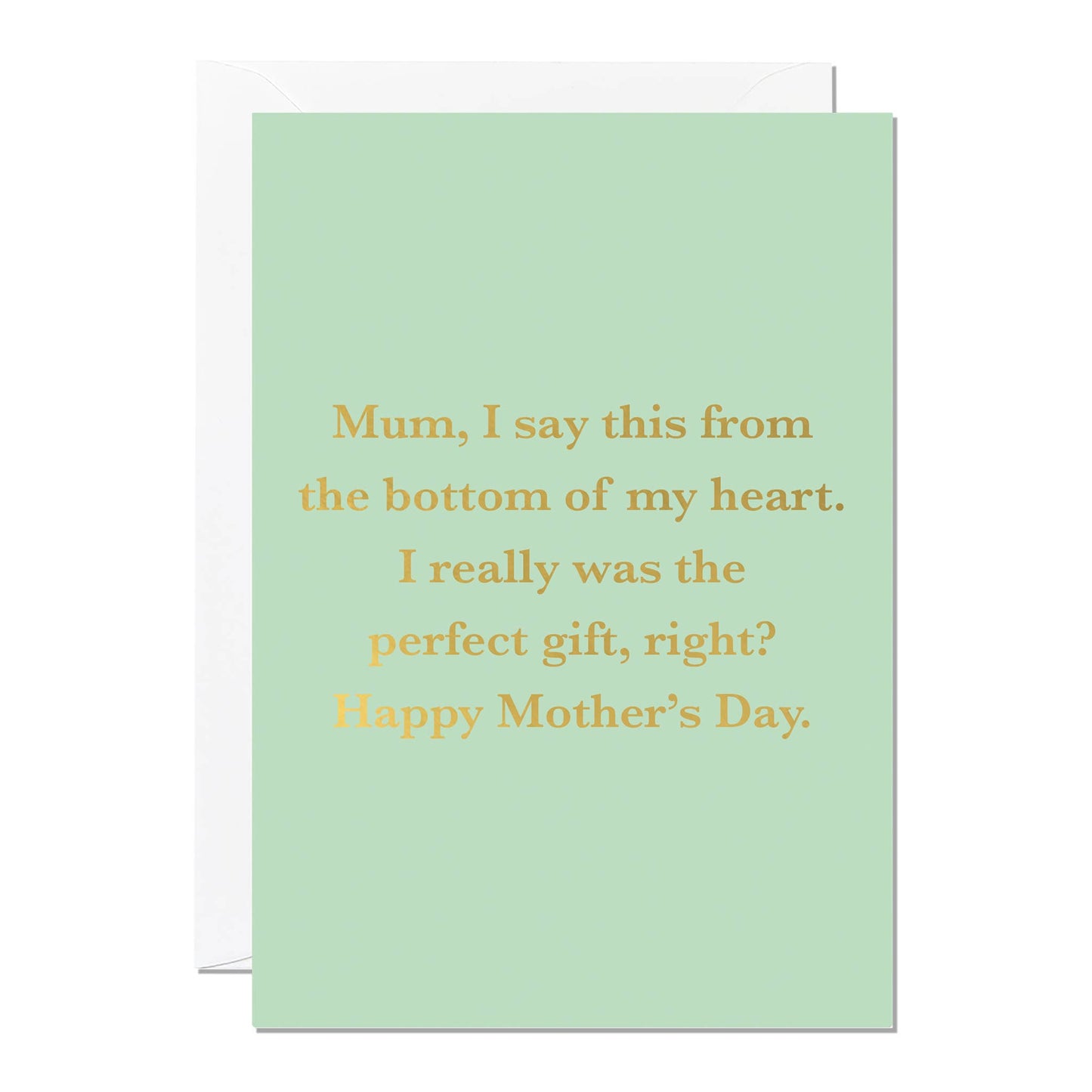Perfect Gift Mother's Day Card