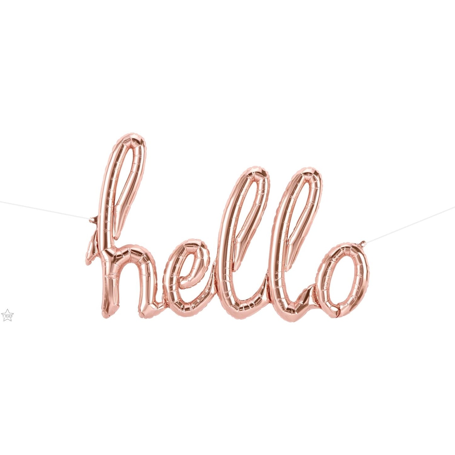 Hello Script Balloon Banner