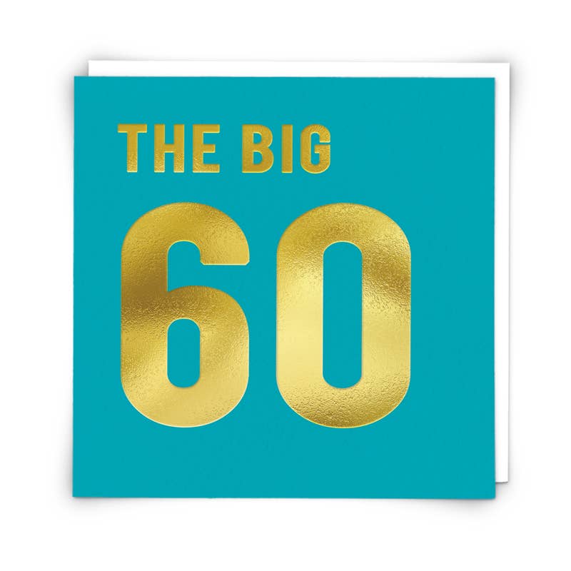 Big Sixty Greetings Card