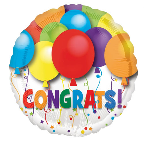 Congrats 18" Foil Balloon