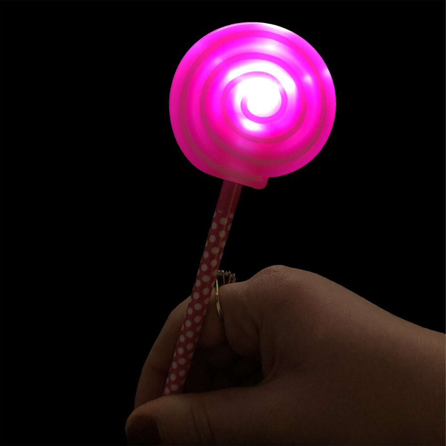 Light Up Lollipop Pen - Pink