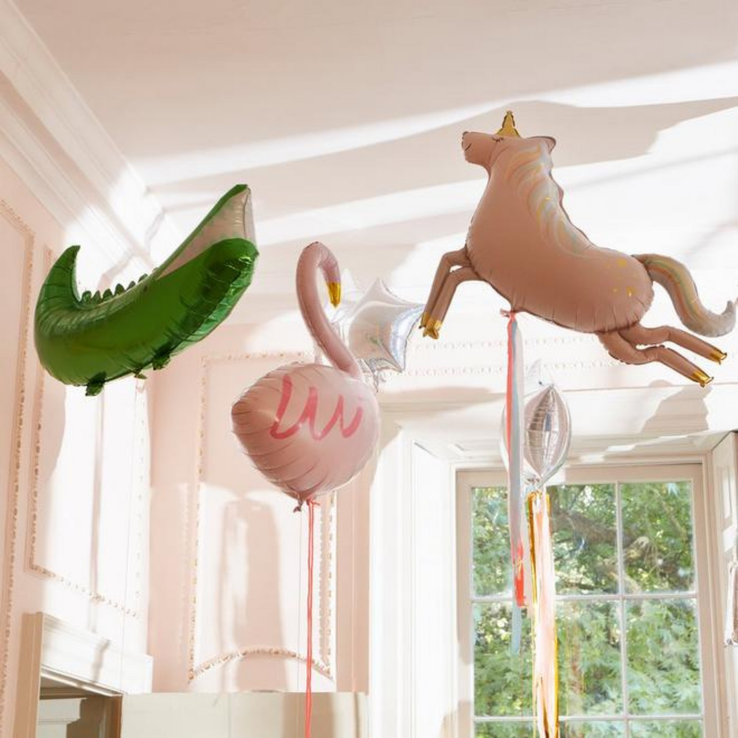 Flamingo Inflated Foil Balloon