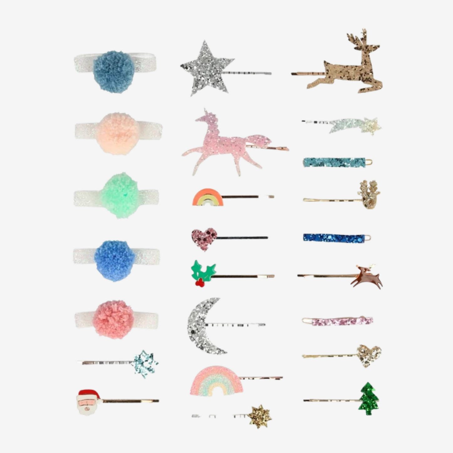 Hair Accessories Advent Calendar Suitcase by Meri Meri