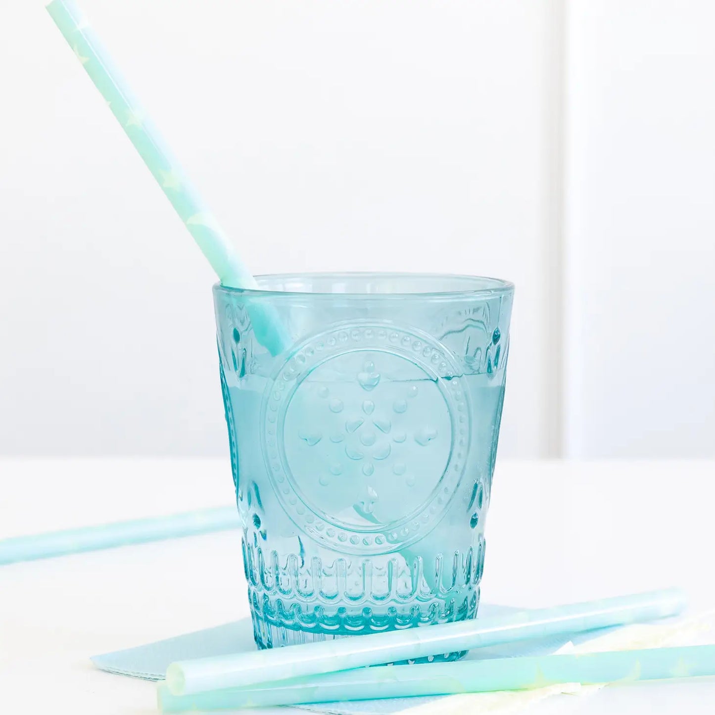Baby Blue Reuseable Straws
